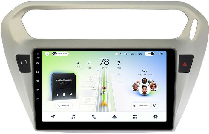 Магнитола для Peugeot 301, Citroen C-Elysee - Teyes CC4L-DTS монитор 9" IPS на Android 14, Быстрая, Snapdragon 662, CarPlay, 4G SIM-слот