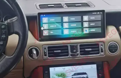 Магнитола для Range Rover 2005-2012 - Kuberg NH-R1220 монитор 12.3", Android 10, 6Гб+128Гб, CarPlay, 4G SIM-слот