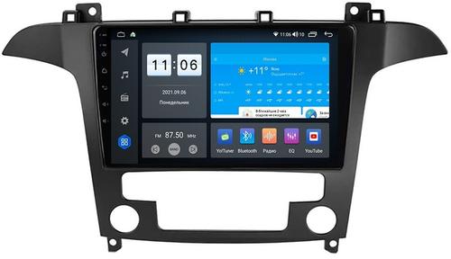 Магнитола для Ford Galaxy / S-Max 2006-2015 (климат) - AK435R9-MTK-LTE Android 10, 8-ядер, 4-64Гб, SIM-слот