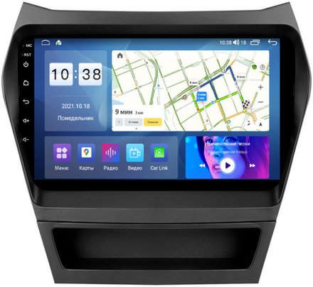 Магнитола для Hyundai Santa Fe 2012-2018 - Parafar PF209LUX2XHD на Android 13, 8-ядер, 4Гб+64Гб, CarPlay, 4G SIM-слот