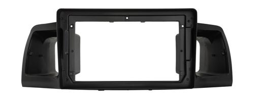 Комплект рамки с разъёмами 9" Toyota Corolla 120 2000-2007 (воздуховоды отдельно) черная