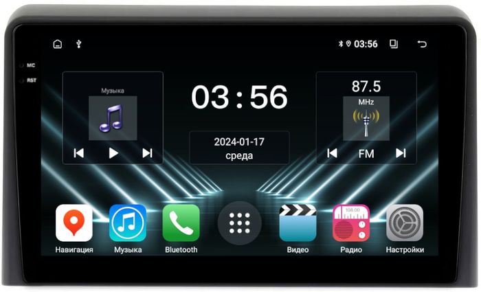 Магнитола для Hyundai Sonata 7 2017-2019 - FarCar S280 монитор 9.5" IPS на Android 13, CarPlay
