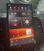 Магнитола для Ford F-150 2015-2020 (SYNC 3) - Kuberg ZF-3035-S3-GE вертикальный экран в стиле "Тесла" на Android 13, CarPlay, 4G SIM-слот