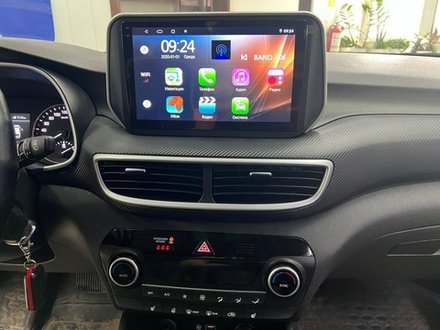 Магнитола для Hyundai Tucson 2018-2021 - Kuberg SF-9728 QLed+2K, Android 13, UIS7870 (DUDU7), CarPlay, SIM-слот