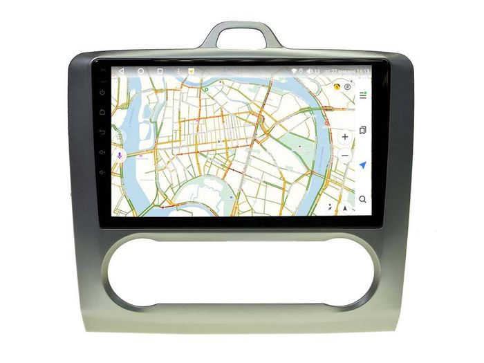 Магнитола для Ford Focus 2005 - 2011 (климат) - Vaycar VA17-003A на Android 13, 4G SIM-слот