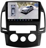 Магнитола для Hyundai i30 1 2007-2012 (кондиционер) - FarCar BX024M-360 монитор 9.5" 2K QLED на Android 13, Быстрая, CarPlay, 4G SIM-слот, 4 камеры в комплекте