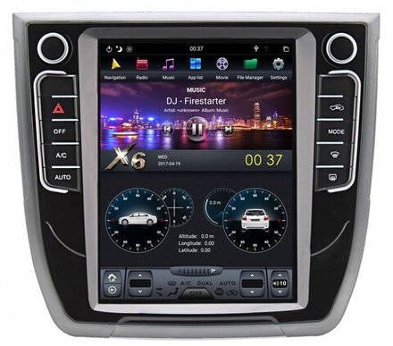 Магнитола для Haval H6 2014-2022 - Kuberg ZF-1027-DSP вертикальный экран 10.4" в стиле "Тесла" на Android 9, 4/64ГБ