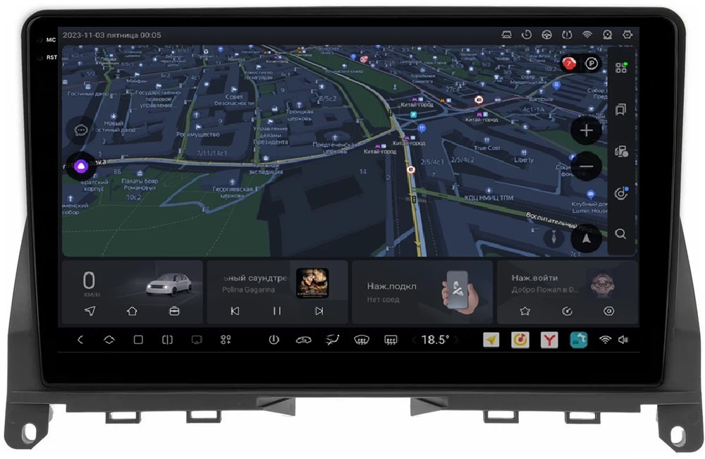 Магнитола для Mercedes-Benz C-класс W204 2007-2011 - Kuberg OL-9947 QLed+2K, Android 13, UIS7870 (DUDU7), CarPlay, SIM-слот