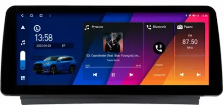 Магнитола для Land Rover Discovery Sport 2015-2019 (без CD - harman) - Canbox H-Line 1228 монитор 12.3" QLED в стиле BMW на Android 10, ТОП-процессор, CarPlay, 4G SIM-слот