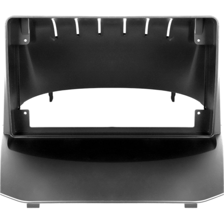 Комплект рамки с разъёмами 9"+can Ford Fiesta MK6 2008-2012 бк красный (вариант F1 монитор посередине)