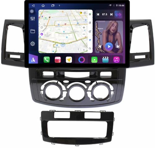 Магнитола для Toyota HiLux 7 2011-2015 - FarCar BX877 монитор 13" 2K QLED на Android 13, TS10, 6+128, CarPlay, 4G SIM-слот