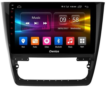 Магнитола для Skoda Yeti 2009-2018 (кондиционер) - Kuberg OL-1919 IPS, Android 10, 8 ядер (TS18), 4G SIM-слот