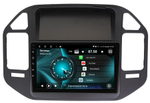 Магнитола для Mitsubishi Pajero 3, Montero 3 1999-2006 (рамка черная) - Vaycar VA47-1019 на Android 13, 8-ядер, 4G SIM-слот