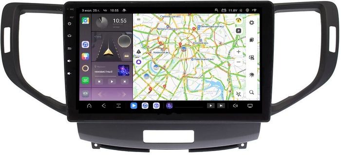 Магнитола для Honda Accord 2008-2012 - Kuberg OL-9641 QLed, Android 13, TS20, CarPlay, SIM-слот
