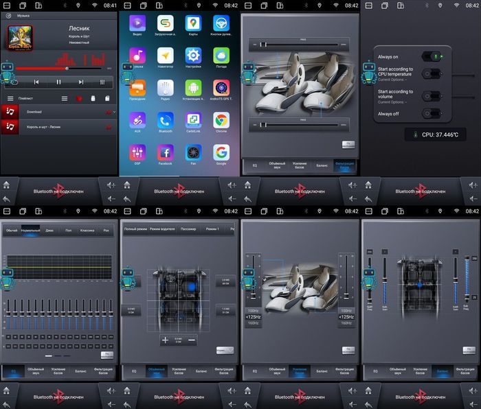 1DIN магнитола с поворотным 10" монитором - WideMedia Android 10, Быстрая, CarPlay, 4G SIM-слот