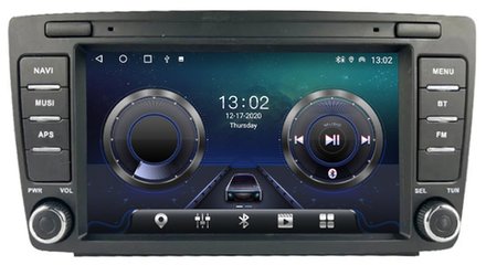 Магнитола для Skoda Octavia A5 2004-2013, Yeti 2009-2018 (Swing/Bolero) - Kuberg MKD-8307-S10 Android 12, ТОП процессор, 4Гб+64Гб, CarPlay, SIM-слот
