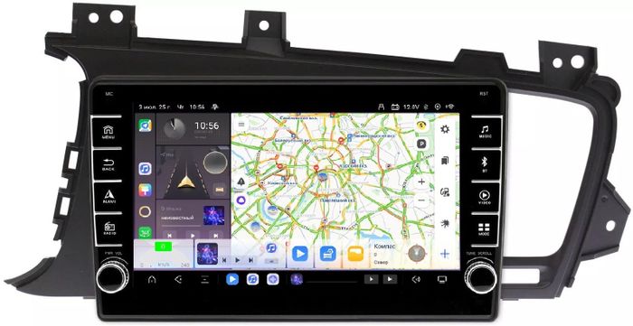 Магнитола для KIA Optima 3 2011-2013 TF - Kuberg OL-9745 (кнопки и крутилки) Android 13, TS20, 6+128Гб, CarPlay, 4G SIM-слот