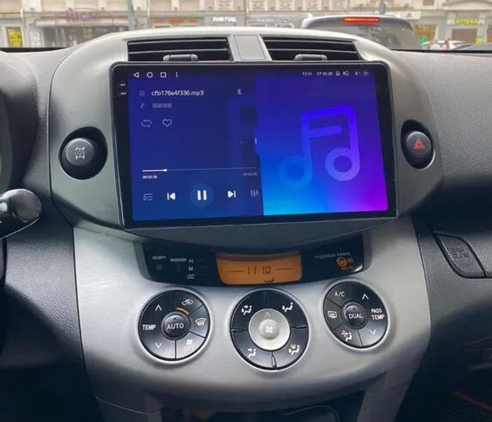Магнитола для Toyota RAV4 3 2005-2012, Vanguard (рамка 10) - Teyes CC3-2K QLed Android 10, ТОП процессор, SIM-слот, CarPlay