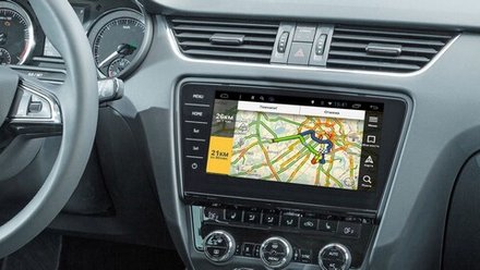 Навигационный блок для Skoda Octavia 2013-2020 A7 - Kuberg DZ-218 на Android 9.0, 2Гб-32Гб, 4G-SIM
