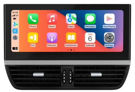 Магнитола для Porsche Cayenne 958 2010-2016 - Kuberg ZF-3018-GE монитор 12.3" на Android 13, 8Гб+128Гб, CarPlay, 4G SIM-слот