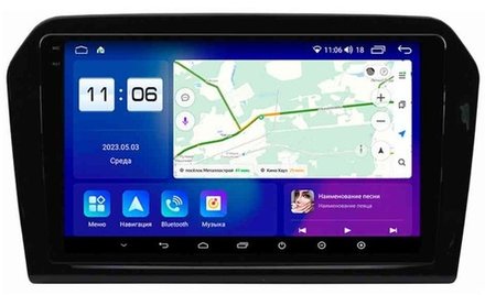Магнитола для VW Jetta VA3 2019+ - Parafar PF039LUX1RN2K на Android 13, QLED+2K, ТОП процессор, 4Гб+32Гб, CarPlay, 4G SIM-слот