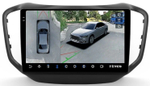 Магнитола для Chery Tiggo 5 2014-2020 - Teyes CC3-2K-360 на Android 10, 2K QLED, 6Гб+128Гб, CarPlay, 4G SIM-слот, 4 камеры в комплекте