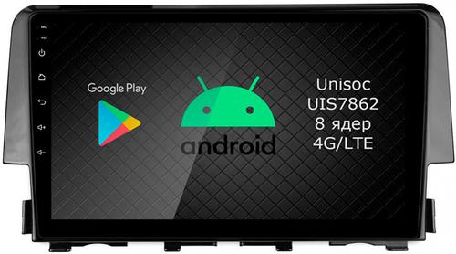 Магнитола для Honda Civic 10 2015-2021 - Airok RI-1941 Android 12, ТОП процессор, 8/128Гб, SIM-слот