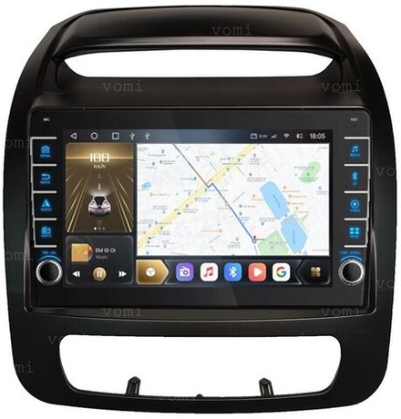 Магнитола для KIA Sorento 2 XM 2012-2020 c экраном климата снизу - Kuberg OL-9794-1 (кнопки и крутилки), Android 12, TS10,  CarPlay, 4G SIM-слот
