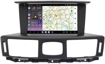 Магнитола для Infiniti Q70, M25, M37 (поддержка Bose и 360) - Kuberg SF-9100-RZ (рамка 9") QLed, Android 13, TS20, CarPlay, SIM-слот