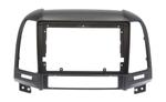 Комплект рамки с разъёмами 9" Hyundai Santa Fe 2006-2012 black