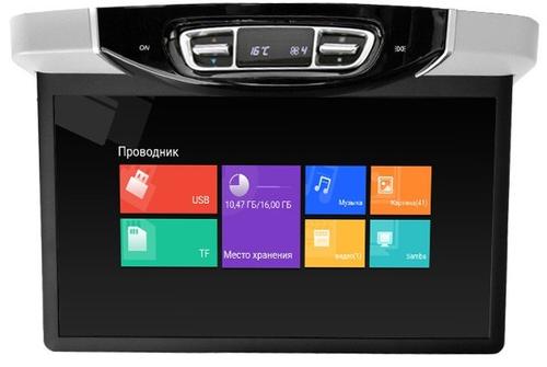 Монитор потолочный для Mersedes-Benz V класс - ERGO ER15AMS с экраном 15.6” (1920х1080 FullHD, Android, ) серый