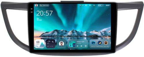 Магнитола для Honda CR-V 4 2012-2016 (большая рамка) - Teyes CC4 монитор 10.36" 2K QLED на Android 14, Snapdragon 680, DSP, CarPlay, 4G SIM-слот