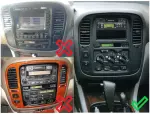 Магнитола для Toyota Land Cruiser 100 1998-2002 (кондиционер, рамка-накладка) - FarCar монитор 12.3" 2K QLED на Android 14, Быстрая, CarPlay, 4G SIM-слот