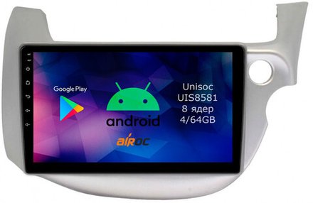 Магнитола для Honda FIT 2 2007-2014, FIT Shuttle - Airok RM-1902 Android 12, 8-ядер, 4/64Гб, SIM-слот