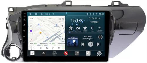 Магнитола для Toyota Hilux 8 2015-2023+ - Redpower 186 Android 10, ТОП процессор, 6Гб+128Гб, CarPlay, SIM-слот