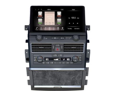 Магнитола для Infiniti QX80 / QX56 2010-2024, Nissan Patrol Y62 (поддержка Bose, 360 и мониторов) - Kuberg ZH-N1401 монитор 14", Android 12, 8/128Гб, CarPlay, 4 SIM-слот, беспроводная зарядка