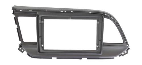 Комплект рамки с разъёмами 9"+can Hyundai Elantra 6 2019-2020 (штатная камера) карбон
