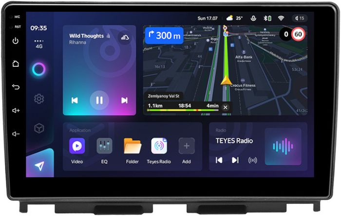 Магнитола для Lada Iskra 2025+ (без штатной КЗВ) - Teyes CC3L монитор 10" IPS на Android 10, CarPlay, 4G SIM-слот