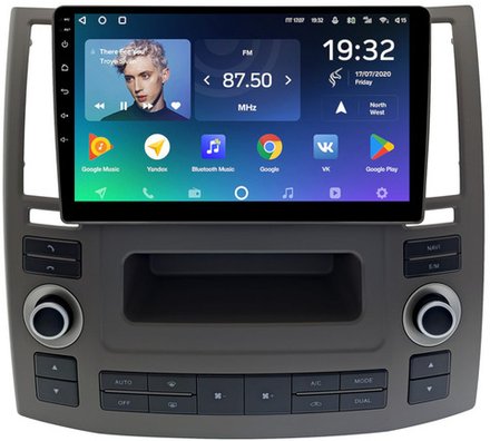 Магнитола для Infiniti FX35, FX45 S50 2006-2008 - Teyes CC2 PLUS монитор 9" QLED на Android 10, ТОП процессор, 4Гб+64Гб, 4G SIM-слот