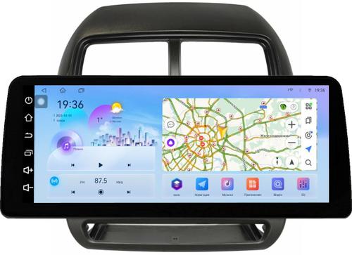 Магнитола для Mitsubishi ASX 2017+ (рамка 10) - FarCar монитор 12.3" 2K QLED на Android 14, TS10, CarPlay, 4G SIM-слот