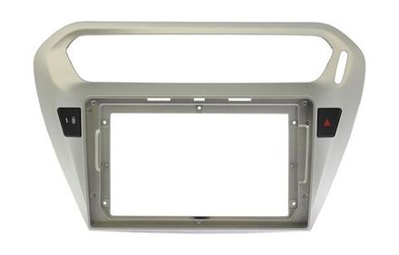 Комплект рамки с разъёмами 9" Peugeot 301 (2012-2016), Citroen C-Elysee (2012-2016)