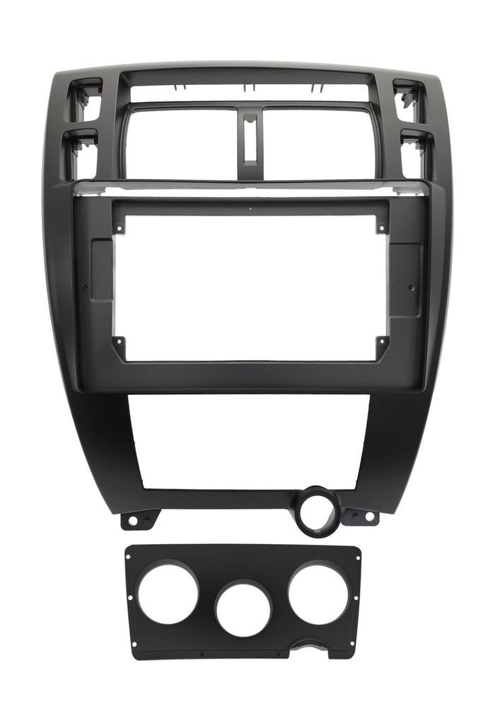Комплект рамки с разъёмами 10" Hyundai Tucson 2004-2009 черная