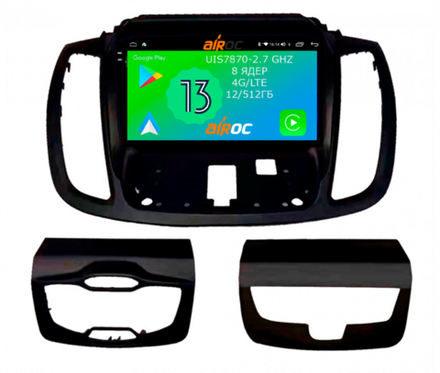 Магнитола для Ford Kuga 2011-2019 - Airoc 2K AU-1717 на Android 13, TS20, 12/512Гб, SIM-слот