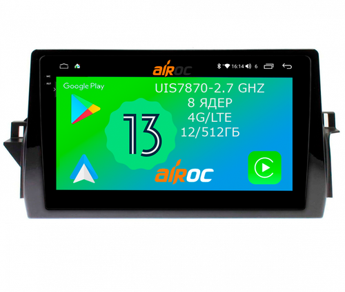 Магнитола для Toyota Camry 70 (75) 2021-2023 - Airoc 2K AU-1138 Android 13, TS20, 12/512Гб, SIM-слот