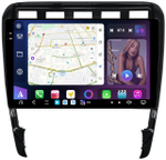 Магнитола для Porsche Cayenne 1 2002-2010 - FarCar XXL443M монитор 9.5" 2K QLED на Android 14, TS20, 8+256Гб, CarPlay, 4G SIM-слот