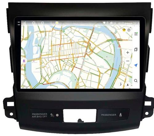 Магнитола для Citroen C-Crosser 2007-2011 - Vaycar VA14-0056-2K на Android 13, Быстрая, 2K QLED, CarPlay,4G SIM-слот