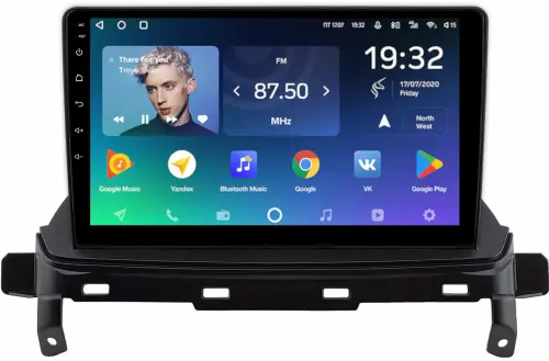 Магнитола для Mitsubishi EclQLEDe Cross (взамен ШГУ-планшета) - Teyes CC2 PLUS монитор 9" QLED на Android 10, ТОП процессор, 4Гб+64Гб, 4G SIM-слот