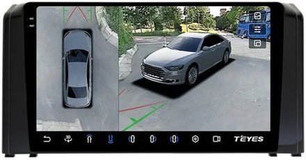 Магнитола для Toyota Roomy, Daihatsu Thor, Subaru Justy 2020-2024 - Teyes CC3-2K-360 на Android 10, 2K QLED, 6Гб+128Гб, CarPlay, 4G SIM-слот, 4 камеры в комплекте