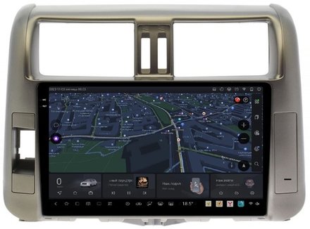 Магнитола для Toyota Land Cruiser Prado 150 2009-2013 - Kuberg OL-9613 QLed+2K, Android 13, UIS7870 (DUDU7), CarPlay, SIM-слот