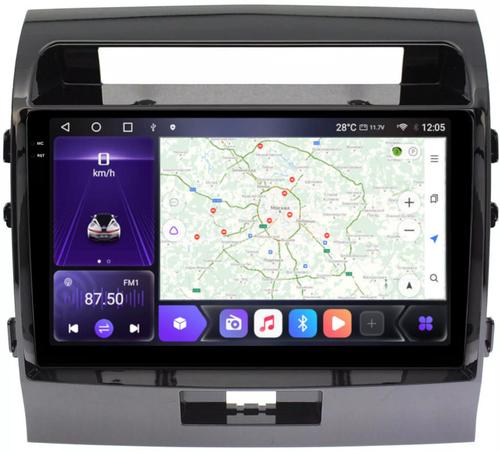 Магнитола для Toyota Land Cruiser 200 2007-2015 (экран климата внизу) - Kuberg OL-1620-1 QLed+2K, Android 12, TS10,  CarPlay, 4G SIM-слот